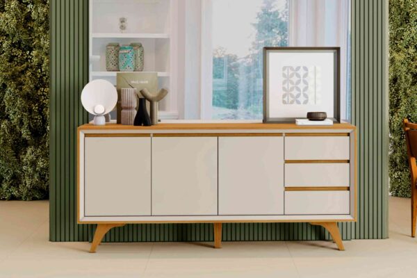 BUFFET VERTEX 3PTA 3 GAV 180CM NAT/OFF MAVAULAR - 1,80M - 9.5/RN - Imagem 2