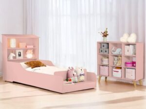 Cama Infantil / Juvenil Liz + Organizador Ceci Rosé – MADEC/VJ MÓVEIS – 5.1/TD