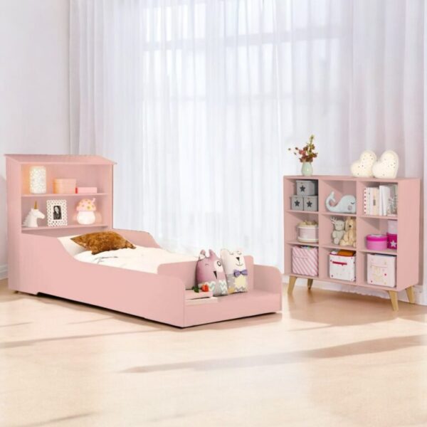 Cama Infantil / Juvenil Liz + Organizador Ceci Rosé – MADEC/VJ MÓVEIS - 5.1/TD