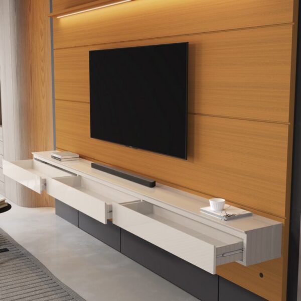 Painel Home Suspenso Norton até 75″  2.18m – EDN MÓVEIS - 1.05/TD - Imagem 2