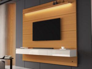 Painel Home Suspenso Norton até 75″  1,80m – c/LED –  EDN MÓVEIS – 8.7/TD
