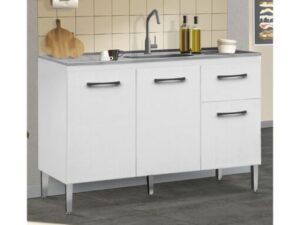 Balcão de cozinha França para pia – 1,18m – 2.1/LD