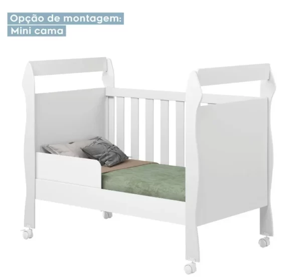 BERÇO MINICAMA SONINHO 3EM1 100%MDF – 0,80cm – TIGUS – 3.8/PR 3.7/CW 4.1/LD - Imagem 3