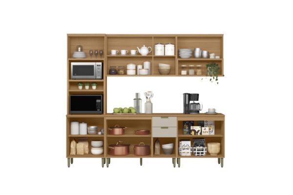 Cozinha Completa Selene – Linea Brasil - 3,30m - 2.3/TRA - Imagem 2