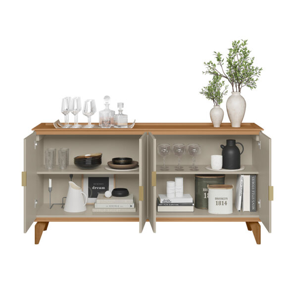 BUFFET EVORA LINEA BRASIL 1,60m 4P -   5.5/TRA - Imagem 4