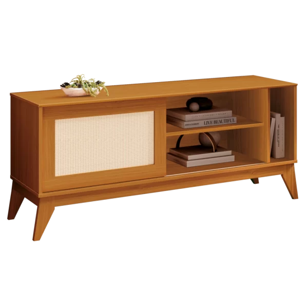 Rack Cayman Cedro – EDN Móveis - 136cm - 2.8/TD - Imagem 2