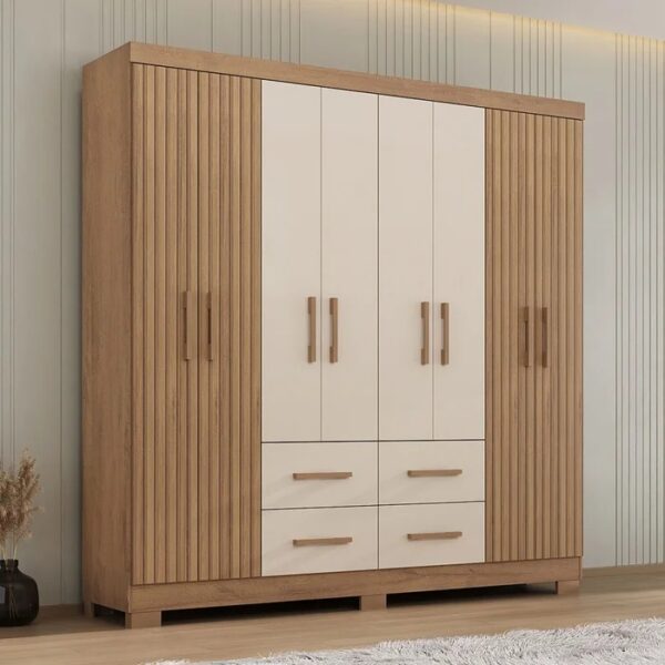 Roupeiro Guarda-Roupa Itapema 8P 4G c/ Pés - Atualle Móveis - 6.4 - SR