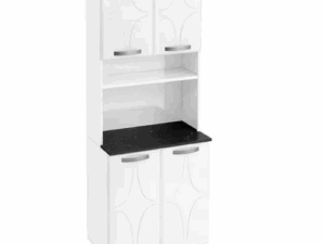 KIT COZINHA RUBI AÇO DUPLO 4 PORTAS 1 GAVETA – TELASUL – 0,80m – 5.4/CW
