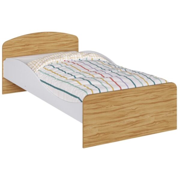 Cama Solteiro Lua 96x193 – (FLEX Pode usar como montessoriana) PEROBA MÓVEIS - 3.3/TD - Imagem 5