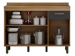 Balcão Cozinha São Luiz 3P1G – 1.20m – Valdemoveis – 3.1/RF