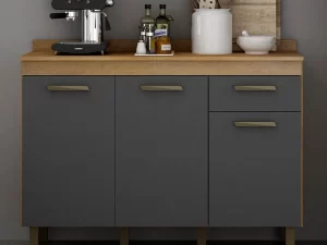 Balcão Cozinha São Luiz 3P1G – 1.20m – Valdemoveis – 3.1/RF