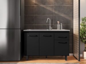Balcão de cozinha França para pia – 1,18m – 2.1/LD