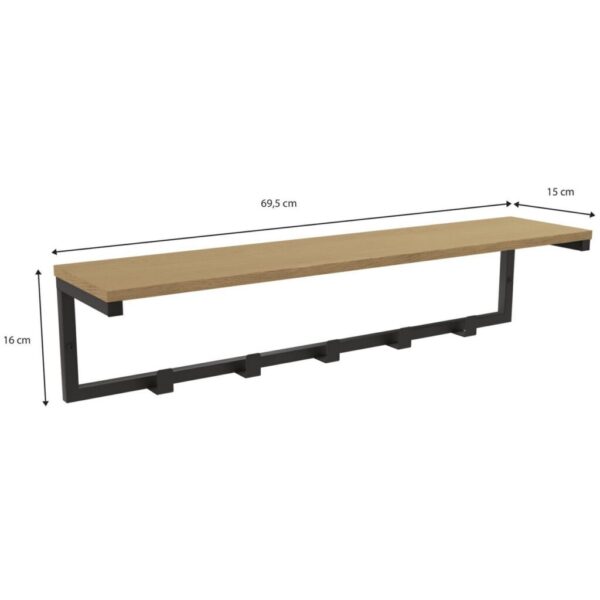 Cabideiro de Parede LI042 – Kappesberg – 69,5cm – 6.7/TD - Imagem 4