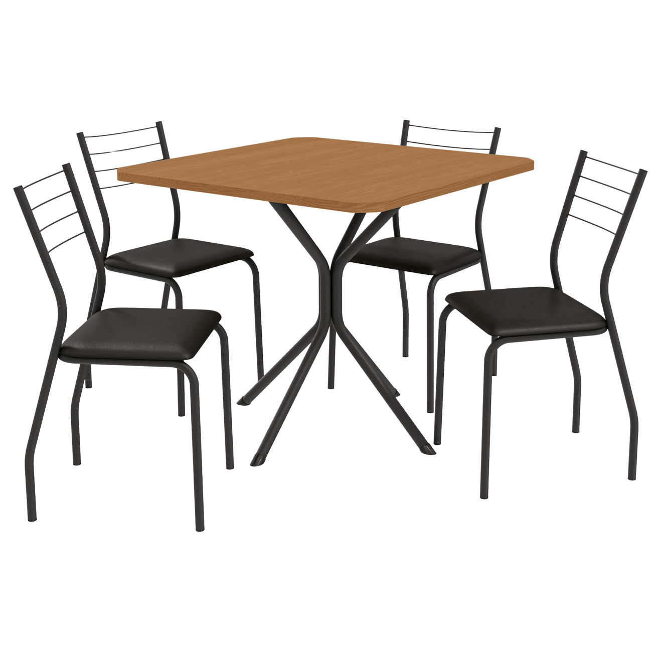 Mesa Creta 0,90x0,90m com 4 Cadeiras Malta – Kappesberg – 5.5/TD - Imagem 2