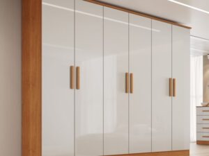 Roupeiro Guarda-Roupa 6 Portas Nina 2,12 m 100%MDF - BIANCHI - 2.12m - 9.7/TD