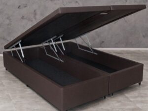 Base Box Queen Baú Corino Branco – ALTO NÍVEL CAMAS E COLCHÕES – 1.58m – 8.5/TD