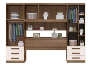 Guarda-Roupa Acoplado México 5 Portas + Floripa 2 Portas Casal(NÃO CONVEM CAMA) – 2,73m – 1.0/LD