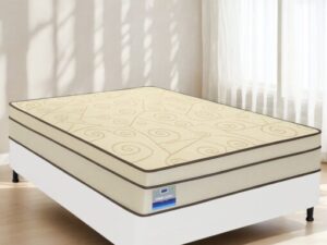 Colchão Casal Prime Light D28 + Base Box Simples – ORTHOPRIME/BIOSTAR – 1.38m – 6.8/TD