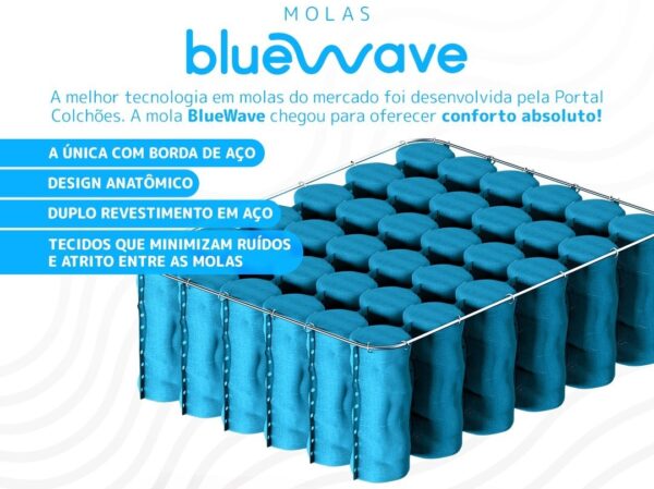 Colchão Casal Twins + Base Box Simples - Gazin Colchões - 1.38m - 7.9/TD - Imagem 4