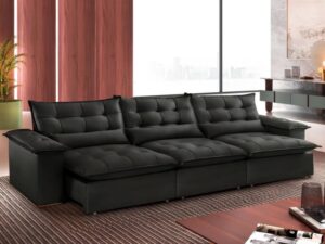 Sofá Retrátil e Reclinável Niger 3,10 m – Trevo Estofados – 3.10m – 2.1/TD