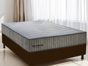 Colchão Casal Exclusive Foam + Base Box Simples – ORTOBOM/ALTO NÍVEL – 1.38m – 1.5/TD