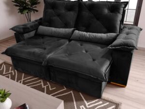 Sofá Retrátil e Reclinável Porto Madero – IMPERIAL DECOR – 2.00m – 9.4/TD