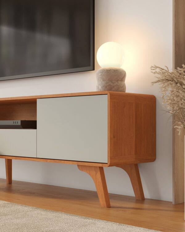 Painel + Rack até 58″ Sinus Naturale - MAVAULAR - 1.80m - 1.0/TD - Imagem 7