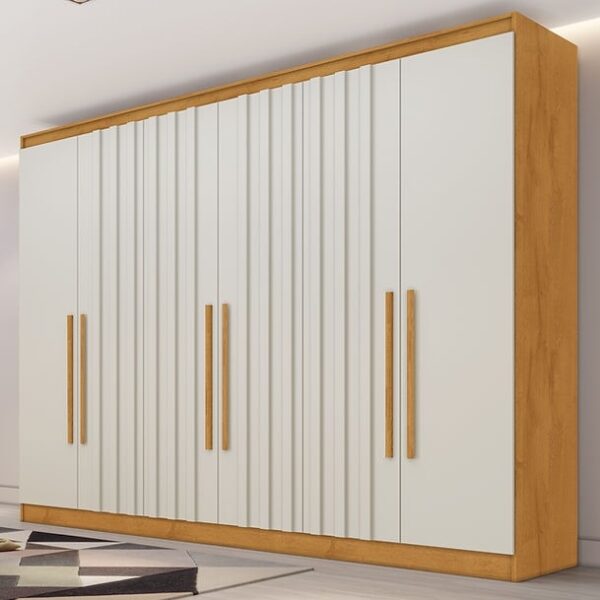 Roupeiro GR Oxford  6P 100%MDF - MÓVEIS EUROPA - 2.10m - 1.2/TD