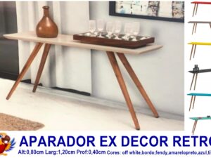 Aparador Retro Ex Decor – 1.20m – 2.9/TRA
