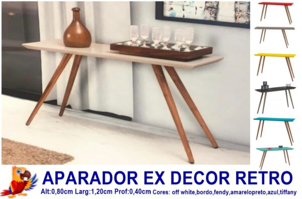 Aparador Retro Ex Decor - 1.20m - 2.9/TRA