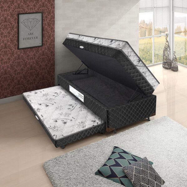 Bibox Colchobox Baú Solteiro Nanda com Cama Auxiliar - SMP Móveis - 0.88m - 7.9/SR