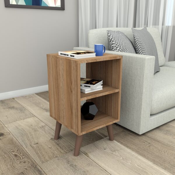 MESA LATERAL COM 2 NICHOS APPUNTO - 0.33m - 2.0/TRA - Imagem 2