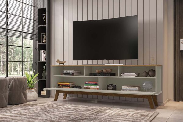 Rack Elegant – P/ TV até 65″ – Bechara Móveis - 1.80m - 4.3/CW - Imagem 2