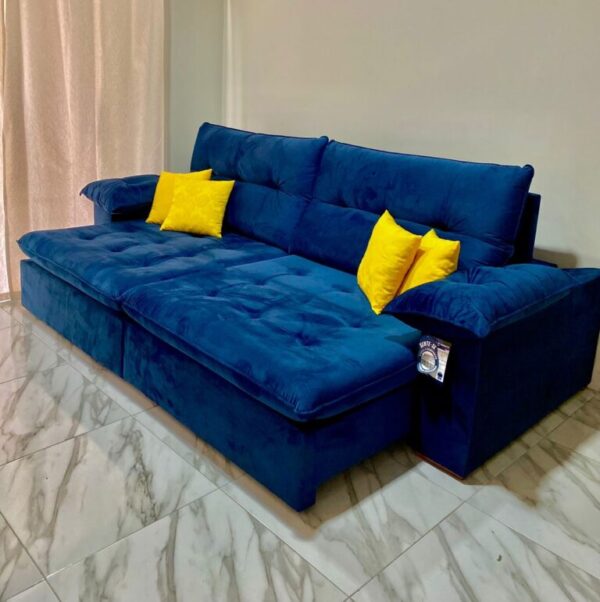 Sofá Retrátil e Reclinável México - LEO DECOR - 2.90m - 2.2/TD