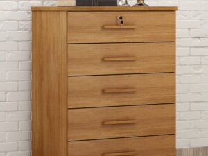 Cômoda Áustria 5 Gavetas – Novo Horizonte – 69cm  – 3.6/TRA