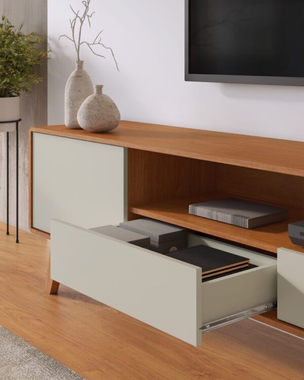 Painel + Rack até 58″ Sinus Naturale - MAVAULAR - 1.80m - 1.0/TD - Imagem 6