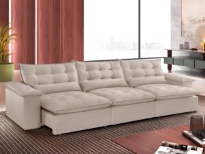 Sofá Retrátil e Reclinável Niger 3,10 m – Trevo Estofados – 3.10m – 2.1/TD