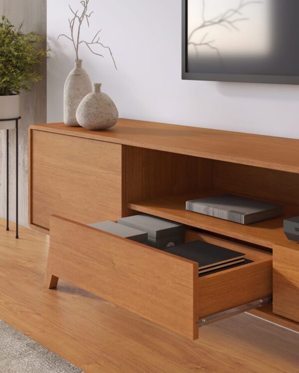 Painel + Rack até 58″ Sinus Naturale - MAVAULAR - 1.80m - 1.0/TD - Imagem 2
