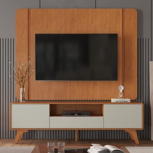 Painel + Rack até 58″ Sinus Naturale - MAVAULAR - 1.80m - 1.0/TD - Imagem 5