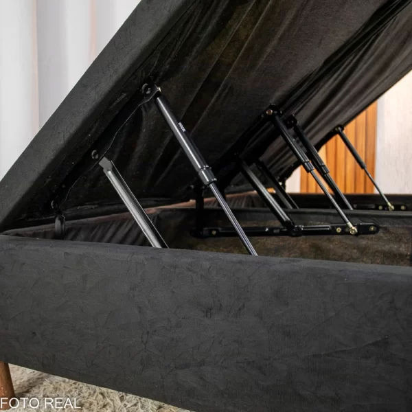 Base Box Baú Casal Bipartido Carioca Sued – 138x188x40 – Bioflex – 8.8/RF - Imagem 3
