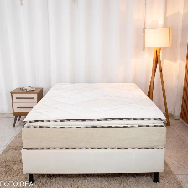 Box Casal Bipartida Nosso Sonho + Colchão Casal Copacabana  - 1.38m - 1.1/RF - Imagem 2
