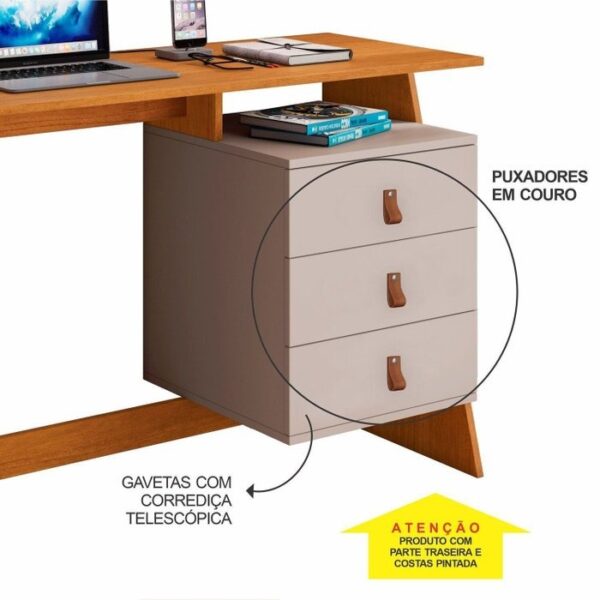 Escrivaninha Gaby - JCM MOVELARIA - 1.21m - 2.8/TD - Imagem 3