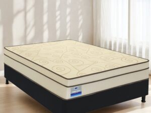 Colchão Casal Prime Light + Base Box Simples – ORTHOPRIME/ALTO NÍVEL – 1.38m – 6.8/TD