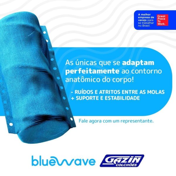 Colchão Casal Twins + Base Box Simples - Gazin Colchões - 1.38m - 7.9/TD - Imagem 5
