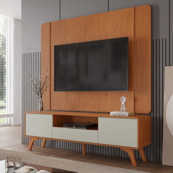 Painel + Rack até 58″ Sinus Naturale - MAVAULAR - 1.80m - 1.0/TD - Imagem 4