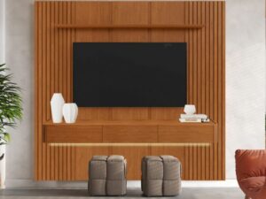 Painel até 58″ Union 1,87 + Nicho Union 1,80 Naturale – MAVAULAR – 1.87m – 1.1/TD