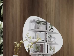 Espelho Decorativo Dallas Cinamomo – Cel Móveis – 0.84m – 2.5/RF