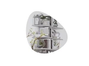 Espelho Decorativo Dallas Cinamomo – Cel Móveis – 0.84m – 2.5/RF
