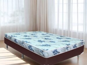 Colchão Casal Dream Soft + Base Box Simples Corino – ORTOBOM/BIOSTAR – 1.38m -5.2/TD