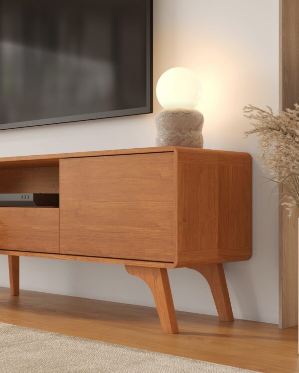 Painel + Rack até 58″ Sinus Naturale - MAVAULAR - 1.80m - 1.0/TD - Imagem 3